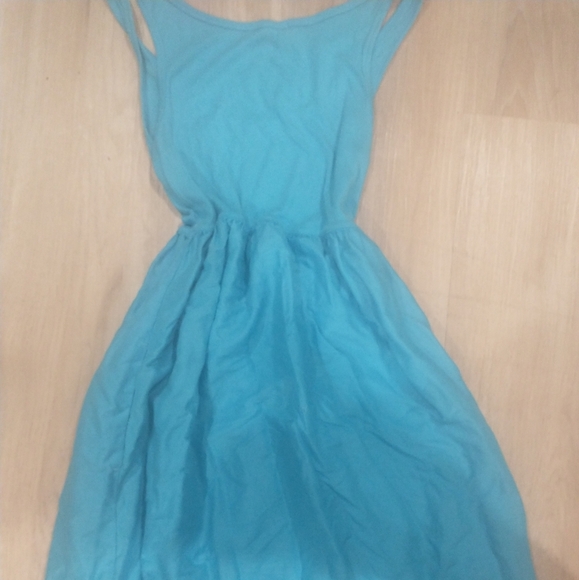 Pretty  feminine‎ turquoise summer dress - Picture 6 of 6